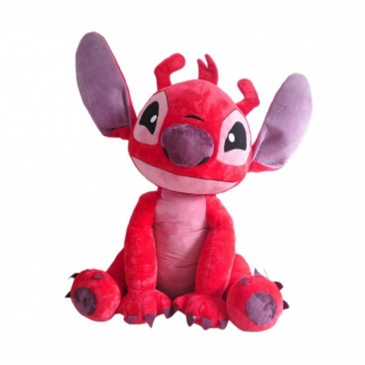  stitch leroy rouge peluche géante xxl 120 cm 